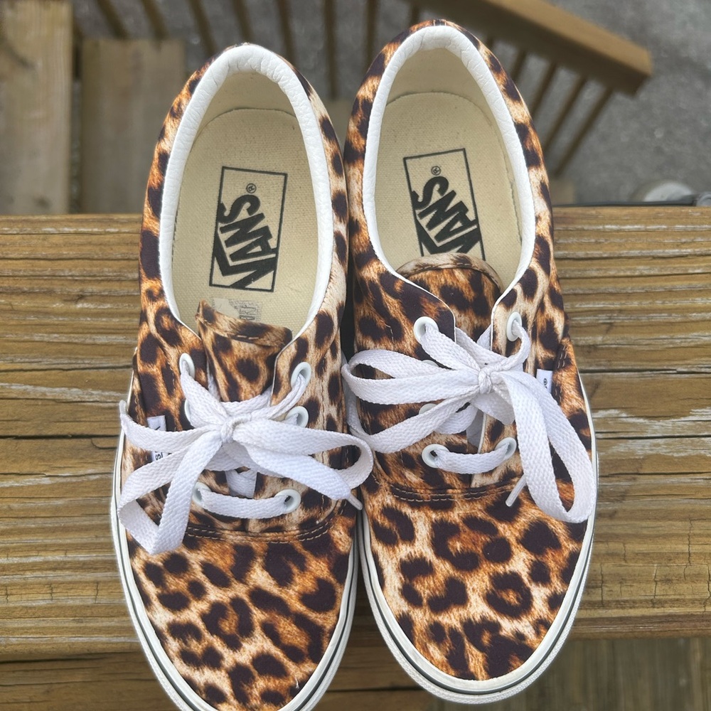 Vans Wild Leopard Canvas Shoes